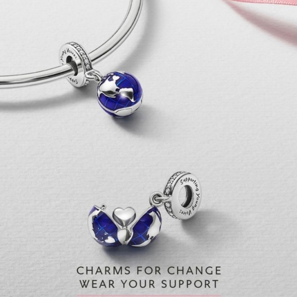 Our Blue Planet Pandora Charm - Picture 7 of 7